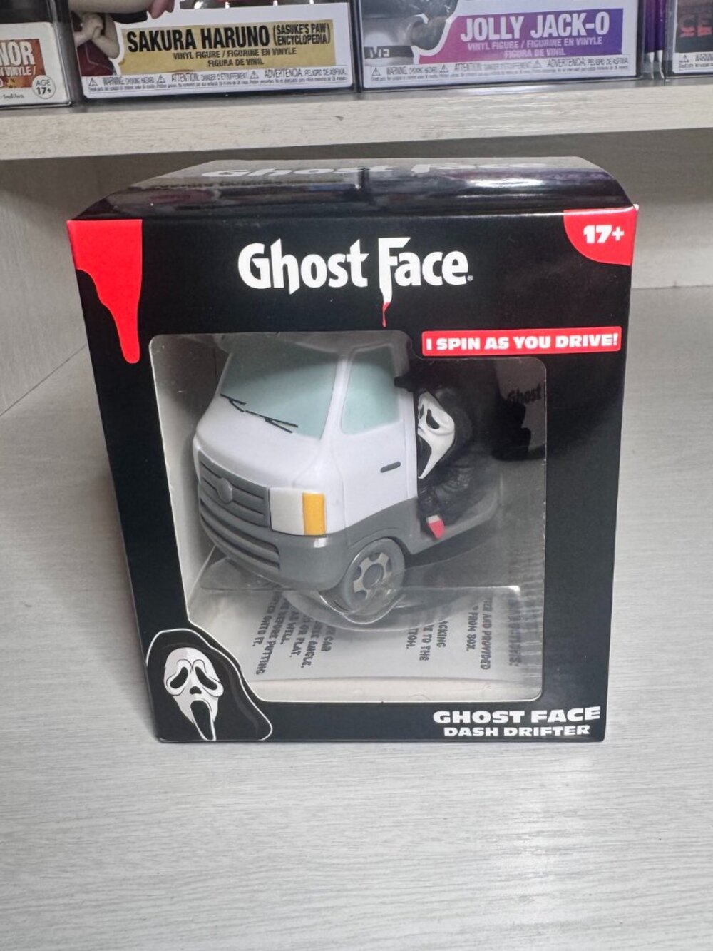 Ghost Face IN VAN Dash Drifter - Surreal Entertainment New in Box Car Accessory
